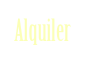 Alquiler